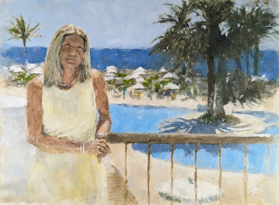 Julie, Cyprus - Oil Painting