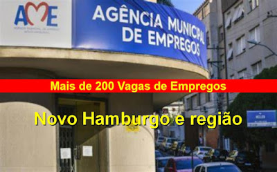 Agência Municipal de Empregos anuncia mais de 200 vagas em Novo Hamburgo e região