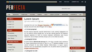 Perfecta Blogger Template
