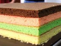 Kue Rainbow Cotton Cake