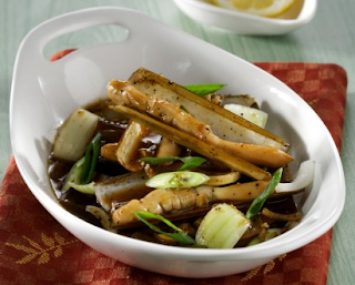 bamboo clams black pepper