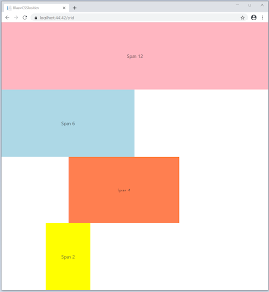 12 column grid layout