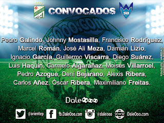 Convocados de Oriente Petrolero para enfrentar a Sport Boys - DaleOoo Facebook, Twitter, Instagram Oficial Club Oriente Petrolero Oficial