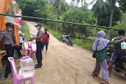 Kunjungan Kapolsek Anggeraja Bersama Bhabinkamtibmas di Posko Siaga Covid-19