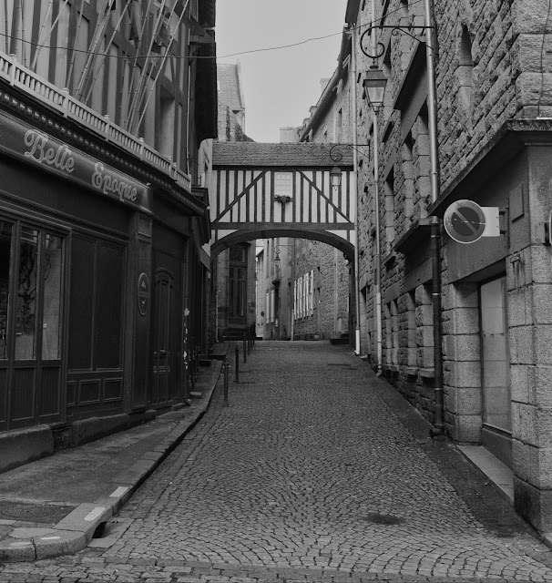 jiemve, le temps d'une pose, Saint-Malo, noir et blanc