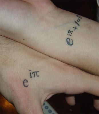 Math and Equation Tattoos