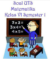  Mata Pelajaran Matematika Kelas VI SD beserta kunci jawaban dan pembahasan Soal UTS Matematika Kelas 6 Semester 1 plus Kunci Jawaban 