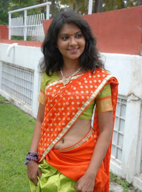 Telugu Actress Angel Navel show