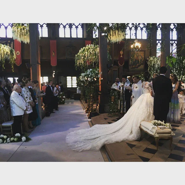 Un mariage grandiose ! Photo via Instagram @lbcitv