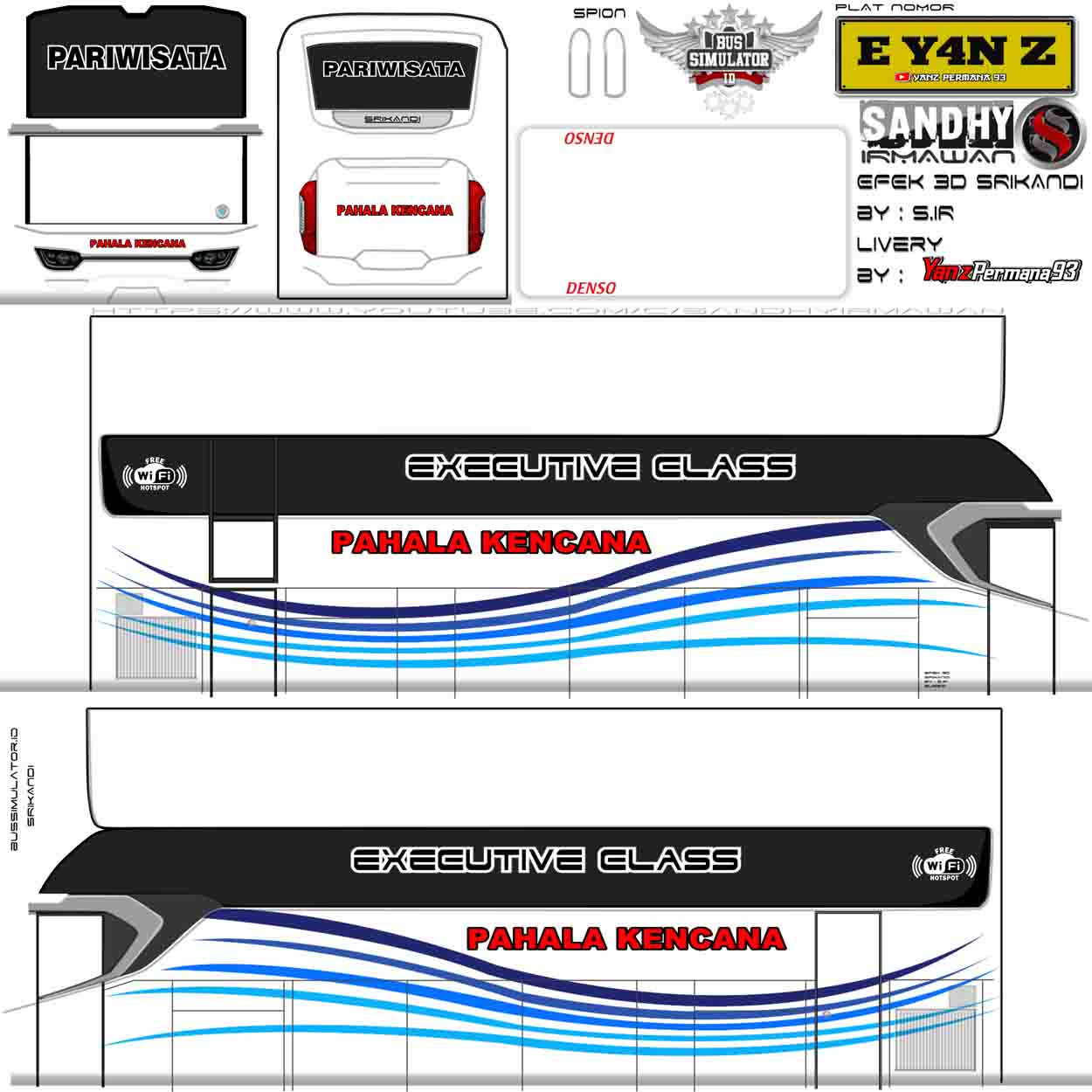 livery bus simulator pahala kencana