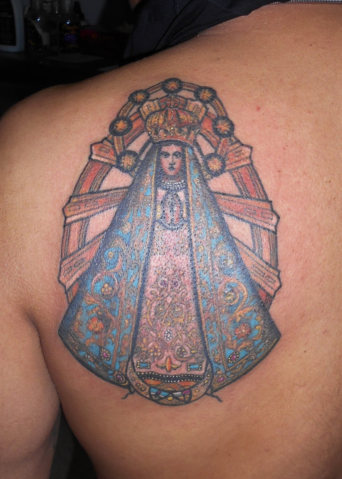 Tatuajes L F A Tatuaje Virgen De Lujan