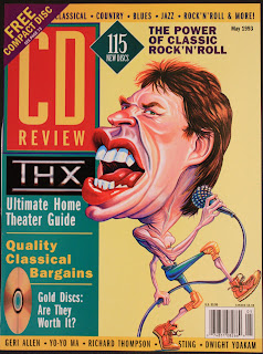 Mick Jagger Caricature Mudge Studios 1993