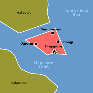 Map of Singapore