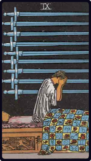 The 9 of Swords - Tarot Card from the Rider-Waite Deck