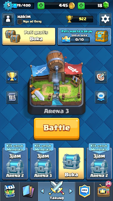 Cara Mudah Mengganti Bahasa Indonesia Di Game Clash Royale