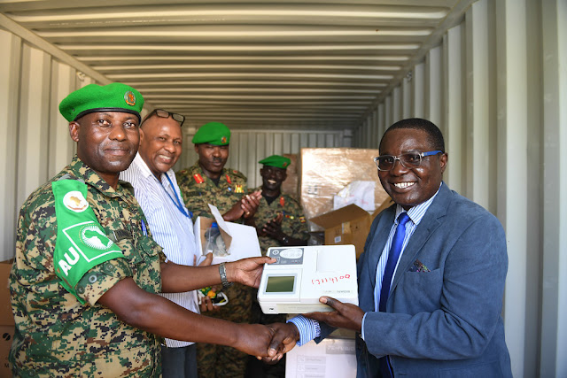 AMISOM Hospital receives Laboratory and Theater equipment