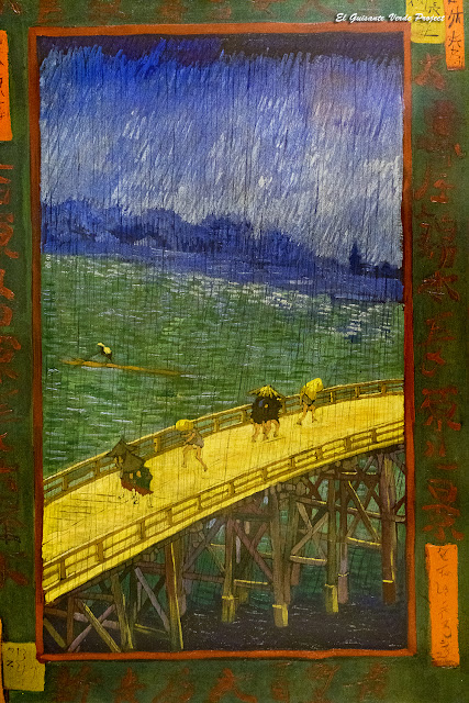 Van Gogh, Puente bajo la lluvia - Van Gogh Museum, Amsterdam, por El Guisante Verde Project