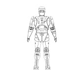 #9 Robocop Coloring Page