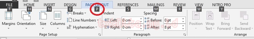 Cara Membuat Pengaturan Margin Secara Default Pada Ms. Word