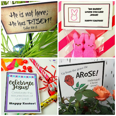 Easter Printables for Gifts, Treats and Favors