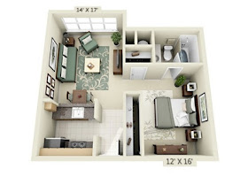 Studio Apartment Floor Plans | Interior Design Ideas.