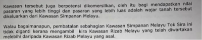 Kronologi Skandal Jual Beli Tanah Rizab Melayu Di Pahang.