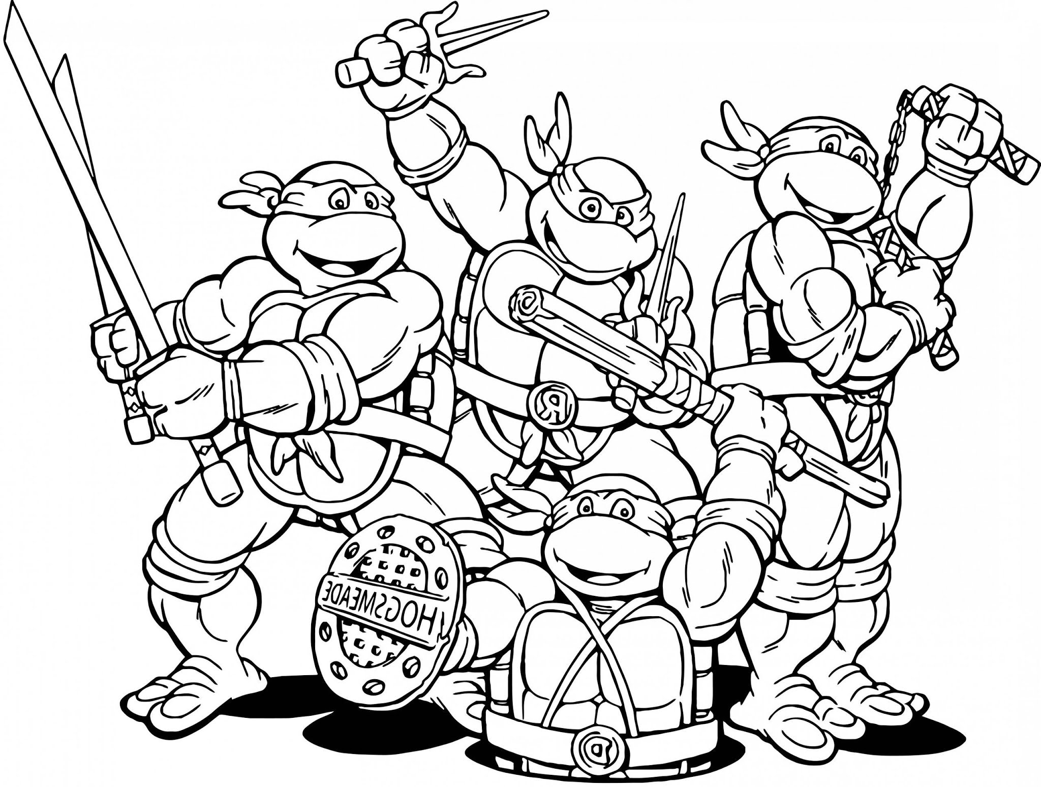 Ninja Turtles Coloring Pages