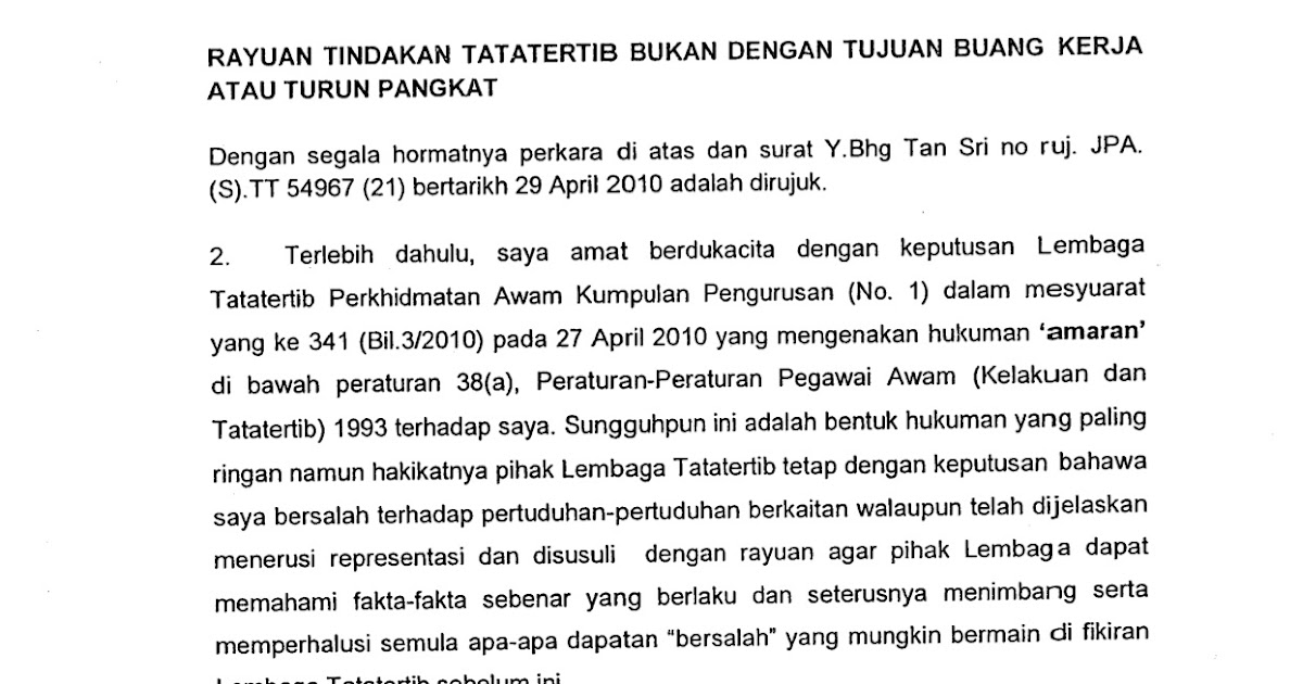 Contoh Surat Rasmi Rayuan Sambung Belajar - Sepcont