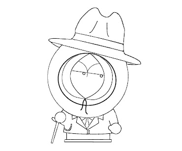 #8 Kenny McCormick Coloring Page