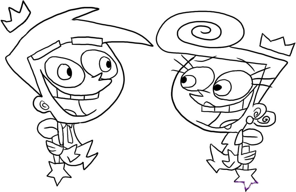 9 Mewarnai Gambar The Fairly OddParents