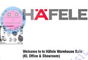 Hafele Warehouse Sale @ Shah Alam