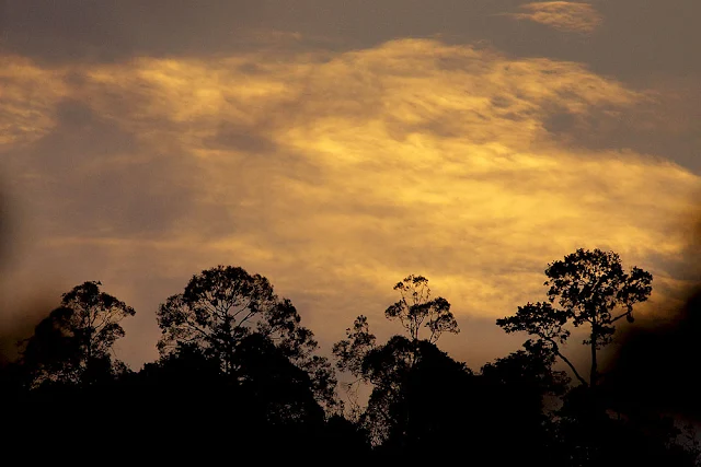 Sunset at Raub, Malaysia