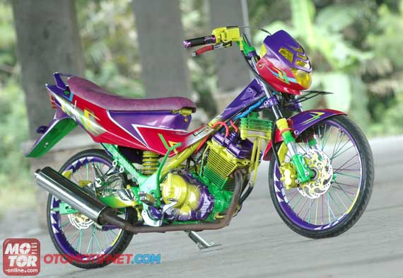  Modif  Suzuki Satria  F150 2008 Banjarnegara Modifikasi 