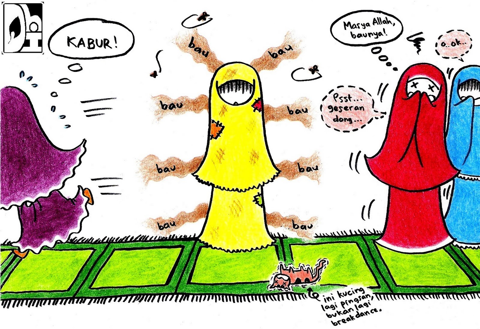 Gambar Kartun Muslimah Ramadhan Koleksi Gambar HD