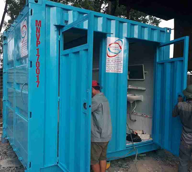 CONTAINER NHÀ VỆ SINH, CONTAINER LÀM NHÀ VỆ SINH