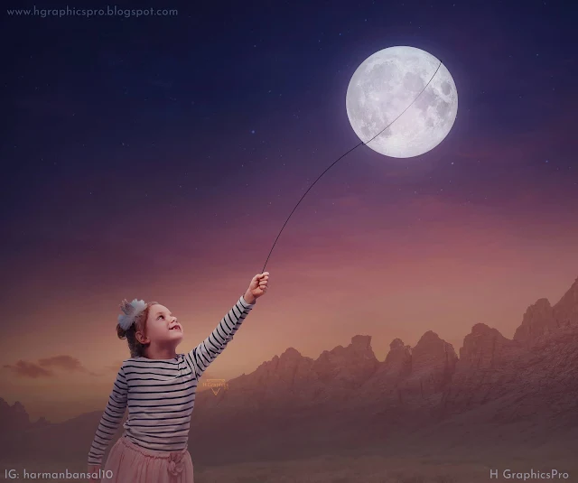 Surreal Ballon Moon Manipulation