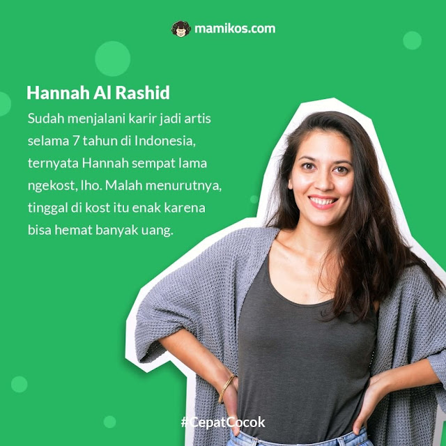 Hannah Al Rashid Mantan Anak Kost