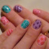 barbie wallpaper nails