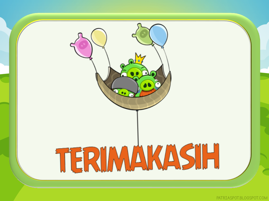  TEMA  PPT BABI DI ANGRY BIRDS