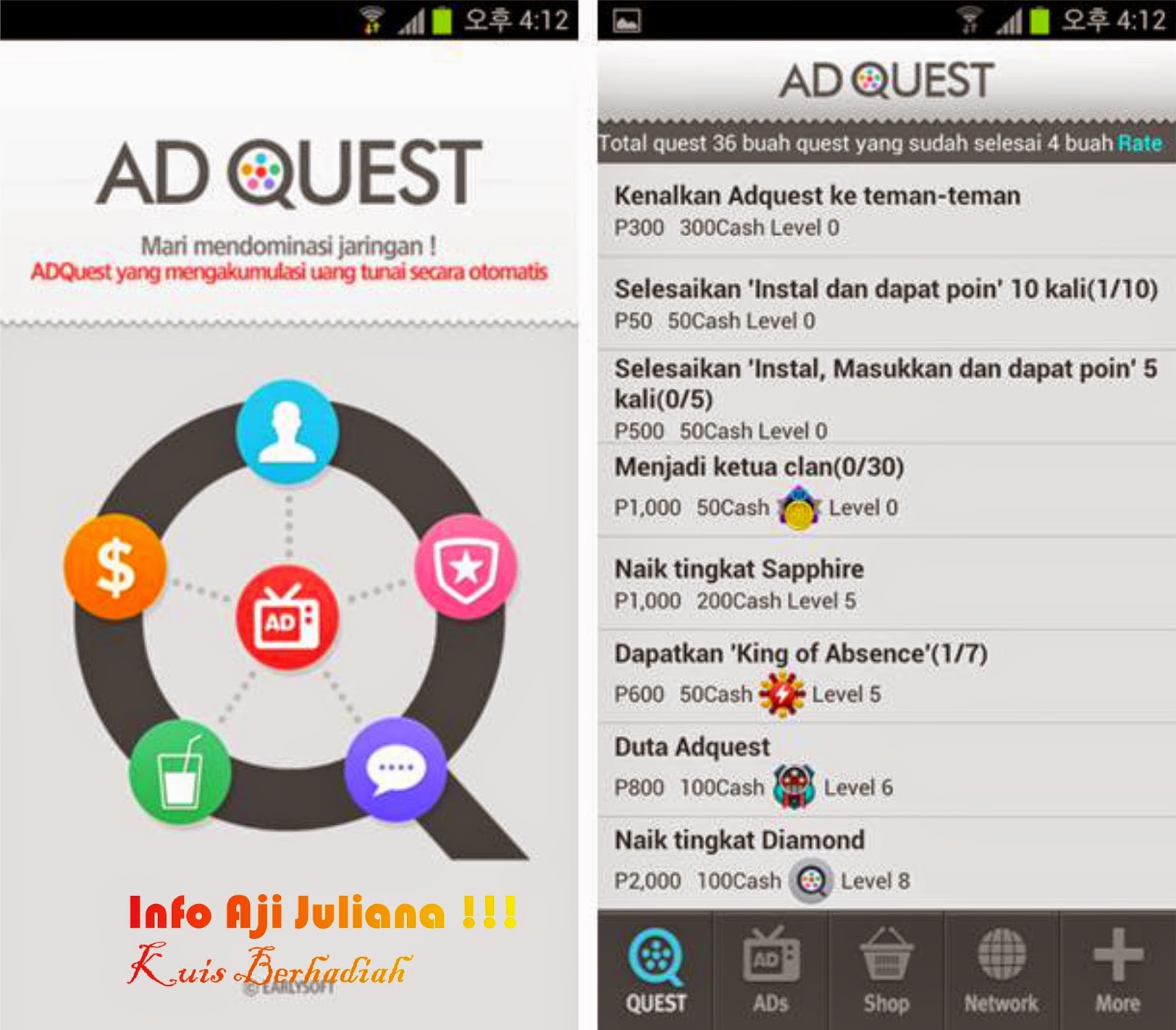 AdQuest, Aplikasi Penghasil Uang di Android juga bisa ...