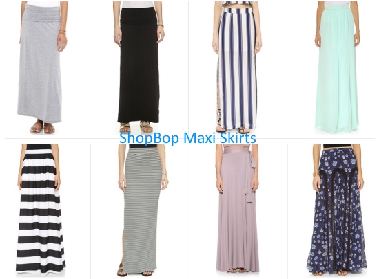 Away From Blue Blog Shopbop Maxi Skirt Picks