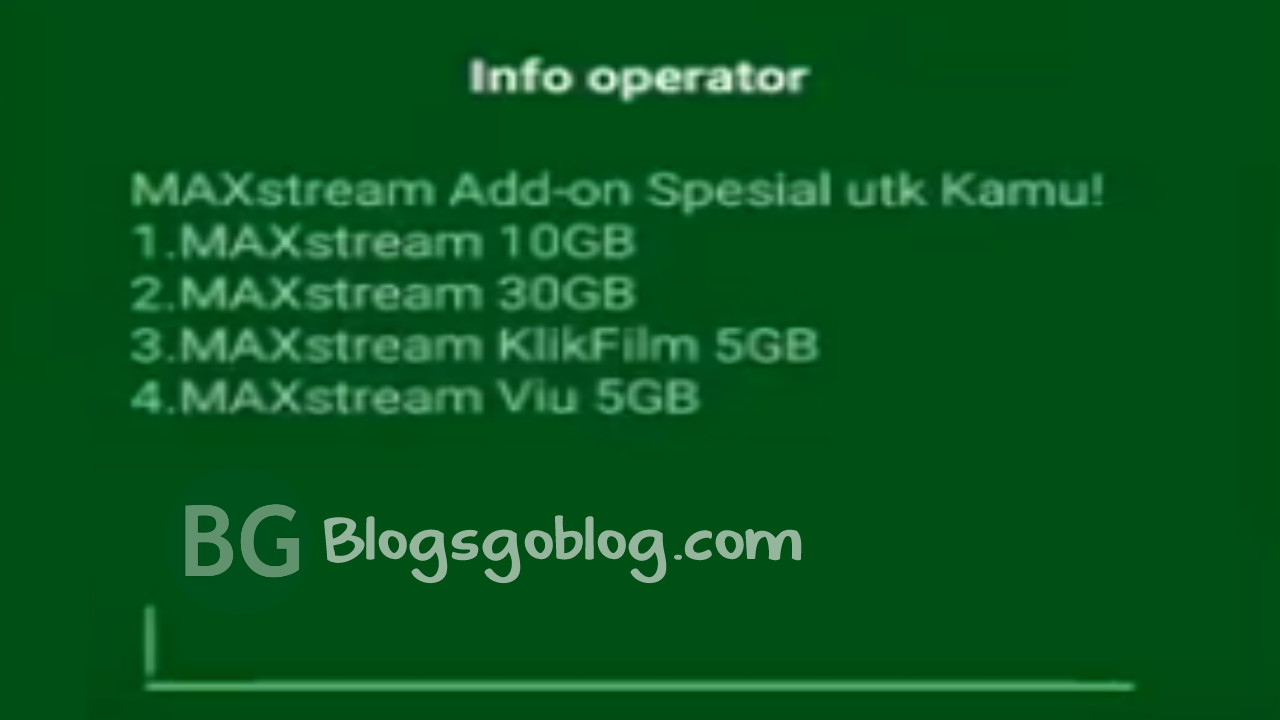 ubah Kuota MAXStream Menjadi Kuota OMG Telkomsel Terbaru