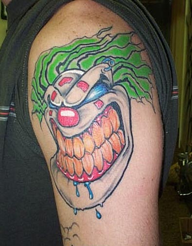 for a clown tattoo seems