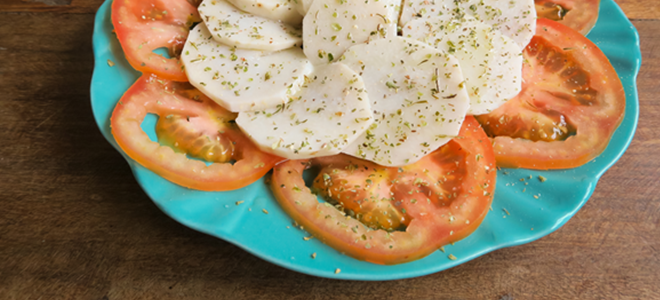 receita de salada de inhame