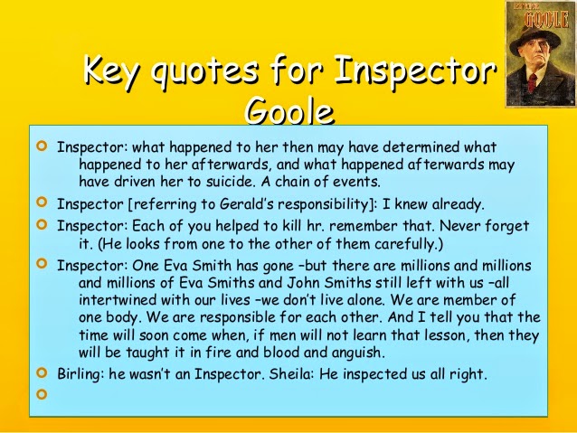 Gcse An Inspector Calls Key Quotes - My Read Dump