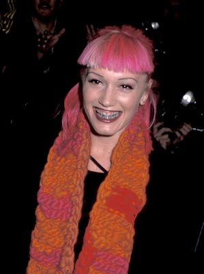 gwen stefani with pink hair