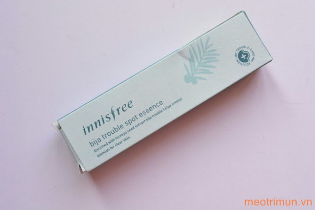 Gel đặc trị mụn mờ thâm Innisfree Bija Trouble Spot Essence