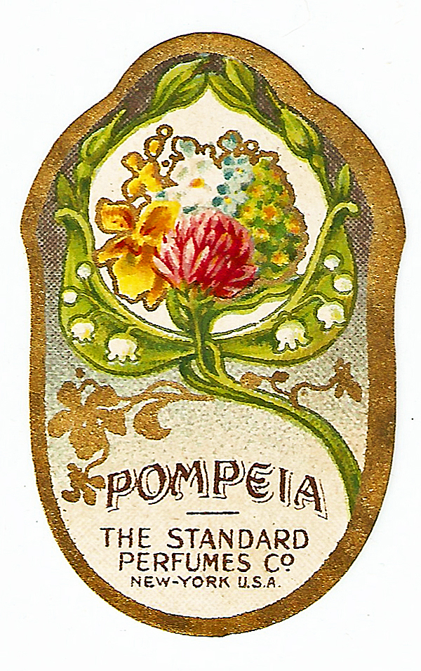 Free Vintage Clip Art - Pompeia Perfume Label