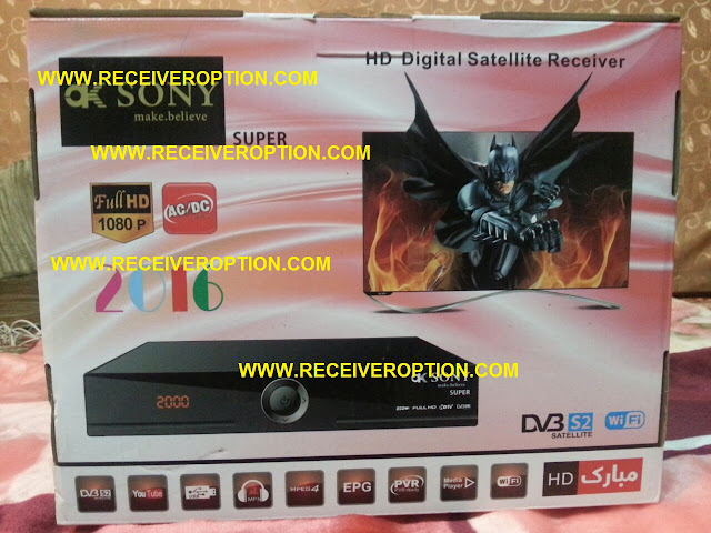 OK SONY SUPER HD RECEIVER CCCAM OPTION